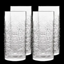Discount Luigi Bormioli Mixology Textures Ølglas/longdrinkglas 4 stk. Klar