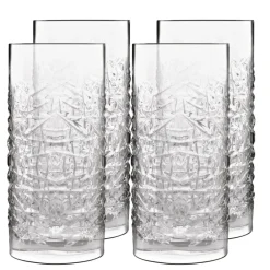 Discount Luigi Bormioli Mixology Textures Ølglas/longdrinkglas 4 stk. Klar