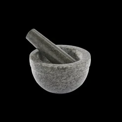 Hot Rösle Morter M&oslash;rkegrå granit