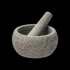 Hot Funktion Morter med støder Granitgrå