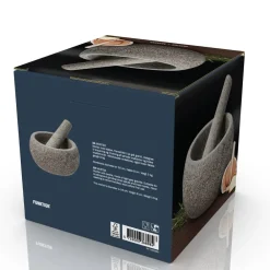 Hot Funktion Morter med støder Granitgrå