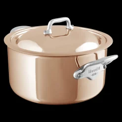 Best Mauviel M'6s Gryde med låg Kobber/Stål