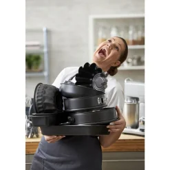 Online Blomsterbergs Muffinform til 12 stk. Black Steel