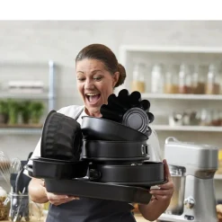 Clearance Blomsterbergs Muffinform til 6 stk. Black Steel