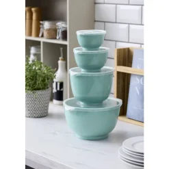 Outlet Rosti NEW Margrethe Røreskålesæt 8 dele 8 stk. Nordic green