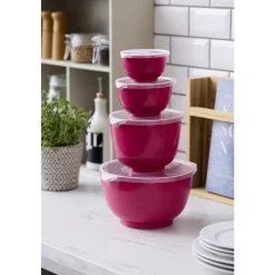 Outlet Rosti NEW Margrethe Røreskålesæt 8 dele 8 stk. Beetroot