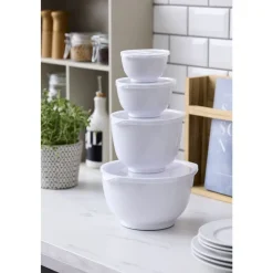 Discount Rosti NEW Margrethe Røreskålesæt 8 dele 8 stk. Hvid