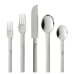 Discount Gense Nobel Bestiksæt 5 dele Mat/Blankt stål