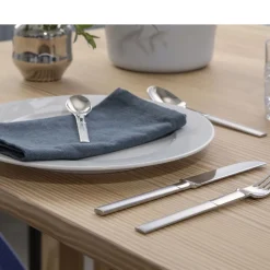 Outlet Gense Nobel Spiseske Mat/Blankt stål