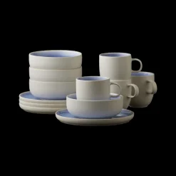 Sale Studio Round North Brunchsæt 12 dele Matte white/Shiny river