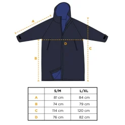 Best Södahl North Vinterbadekåbe Navy