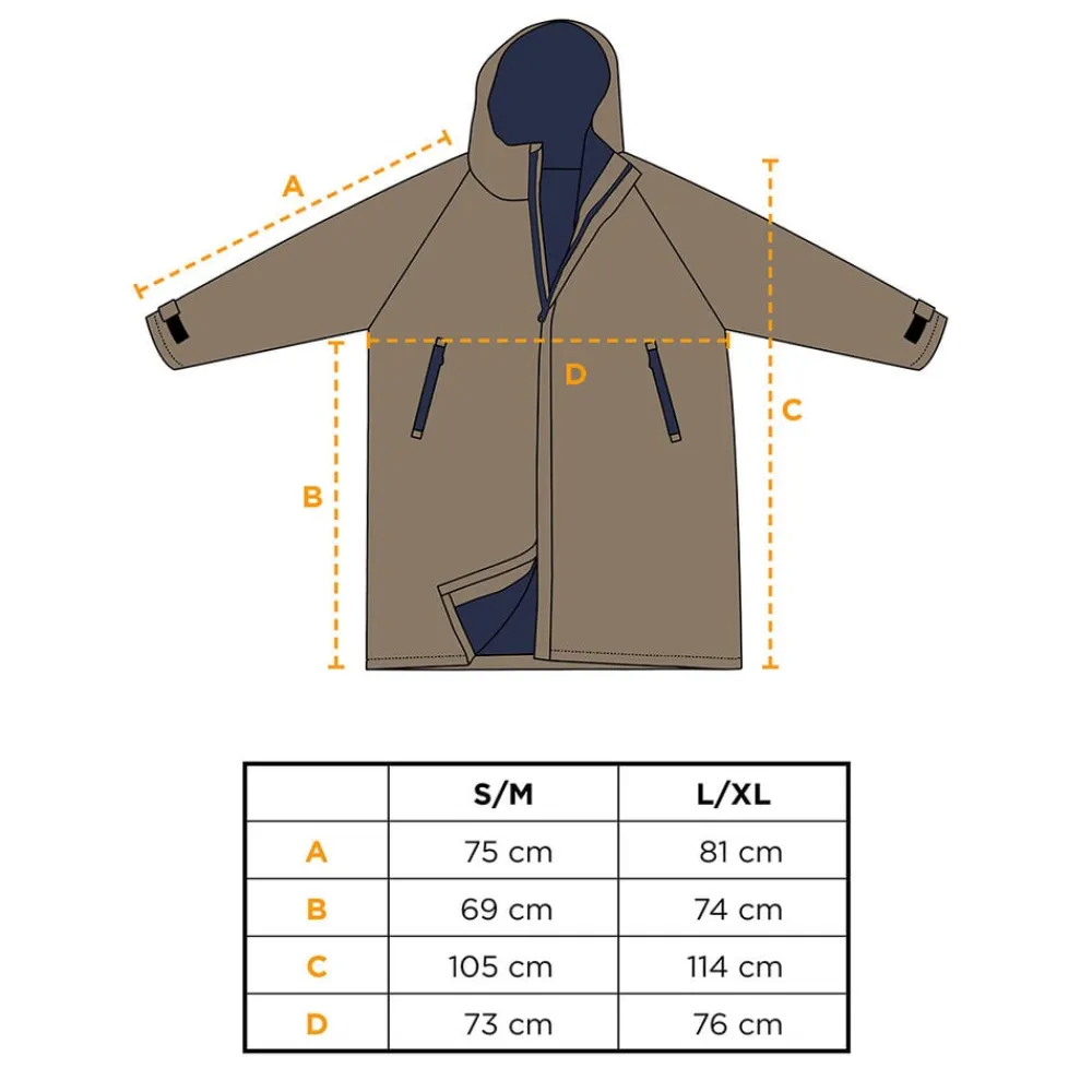 Södahl North Vinterbadekåbe Warm Taupe