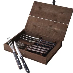 Gense Old Farmer Classic Steakbestik/grillbestik 8 dele Stål/Tr&aelig;