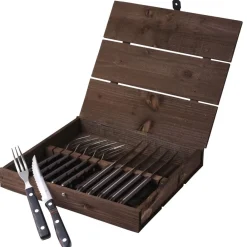 Hot Gense Old Farmer Classic Steakbestik/grillbestik 12 dele Stål/Tr&aelig;