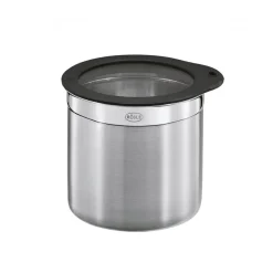 Hot Rösle Opbevaringsdåse Stål/Sort/Glas