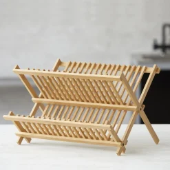 New Funktion Opvaskestativ Bambus