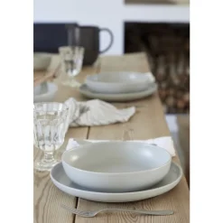 Outlet Casafina Pacifica Salat-/pastatallerken dyb Oyster Grey