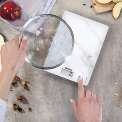 New Soehnle Page Compact 300 Køkkenvægt Marmorhvid