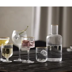 New Lyngby Glas Palermo Gold Cocktailglas 4 stk. Klar