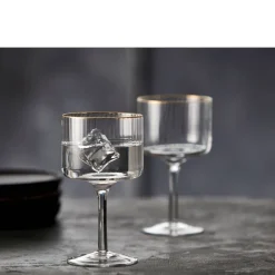 Clearance Lyngby Glas Palermo Gold Gin & tonic-glas 4 stk. Klar