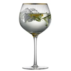 Online Lyngby Glas Palermo Gold Ginglas 4 stk. Klar
