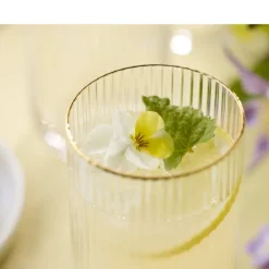 Lyngby Glas Palermo Gold Highball 4 stk. Klar