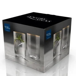 Lyngby Glas Palermo Gold Highball 4 stk. Klar