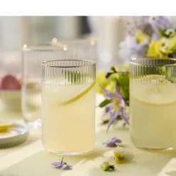 Lyngby Glas Palermo Gold Highball 4 stk. Klar