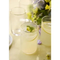 Lyngby Glas Palermo Gold Highball 4 stk. Klar