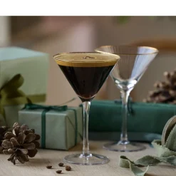 Online Lyngby Glas Palermo Gold Martiniglas 4 stk. Klar