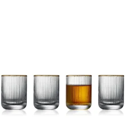 Clearance Lyngby Glas Palermo Gold Shotglas 6 stk. Klar