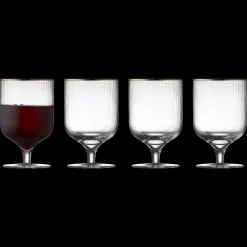 Sale Lyngby Glas Palermo Gold Vinglas 4 stk. Klar