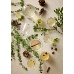 Sale Lyngby Glas Palermo Gold Vinglas 4 stk. Klar