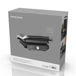 Discount Nordic Sense Paninigrill aft. plader 2000 watt Sort