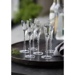 Online Lyngby Glas Paris Snapseglas 6 stk. Klar