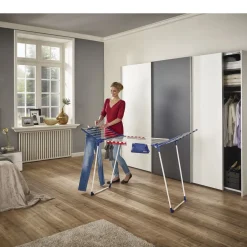 New Leifheit Pegasus 180 Plus Tørrestativ Blå