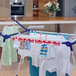 New Leifheit Pegasus 180 Plus Tørrestativ Blå