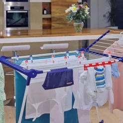 New Leifheit Pegasus 180 Plus Tørrestativ Blå