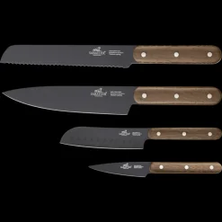 Discount Lion Sabatier International Phenix Walnut Knivsæt 4 dele Standard