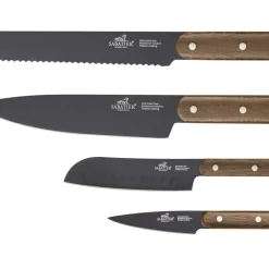Discount Lion Sabatier International Phenix Walnut Knivsæt 4 dele Standard