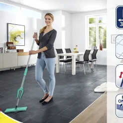 Best Leifheit Picobello M Gulvvasker teleskop micro duo Gr&oslash;n