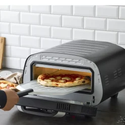 Online Nordic Sense Pizzaovn elektrisk 2200 watt Sort/S&oslash;lv