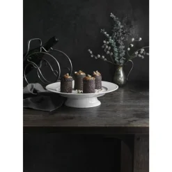 Sale Pillivuyt Plissé Fad på fod Hvid