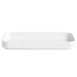 Outlet Pillivuyt Plissé Fad rektangulært Hvid