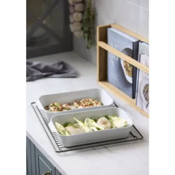 Hot Pillivuyt Plissé Fadsæt dybt 2 stk. Hvid