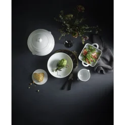 Clearance Pillivuyt Plissé Tallerken dyb Hvid