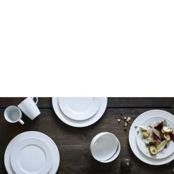 Sale Pillivuyt Plissé Tallerken flad Hvid