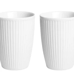 Pillivuyt Plissé Termokrus 2 stk. Hvid