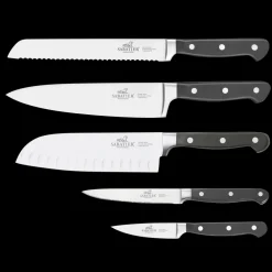 Sale Lion Sabatier International Pluton Knivsæt 5 dele Stål/Sort