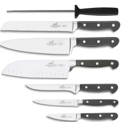 Outlet Lion Sabatier International Pluton Knivsæt 7 dele Stål/Sort